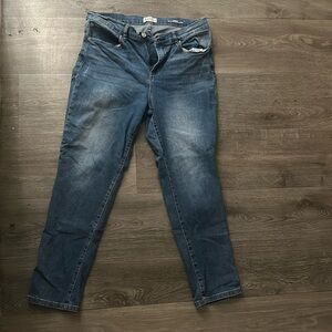 Nicole miller high rise skinny crop size 12